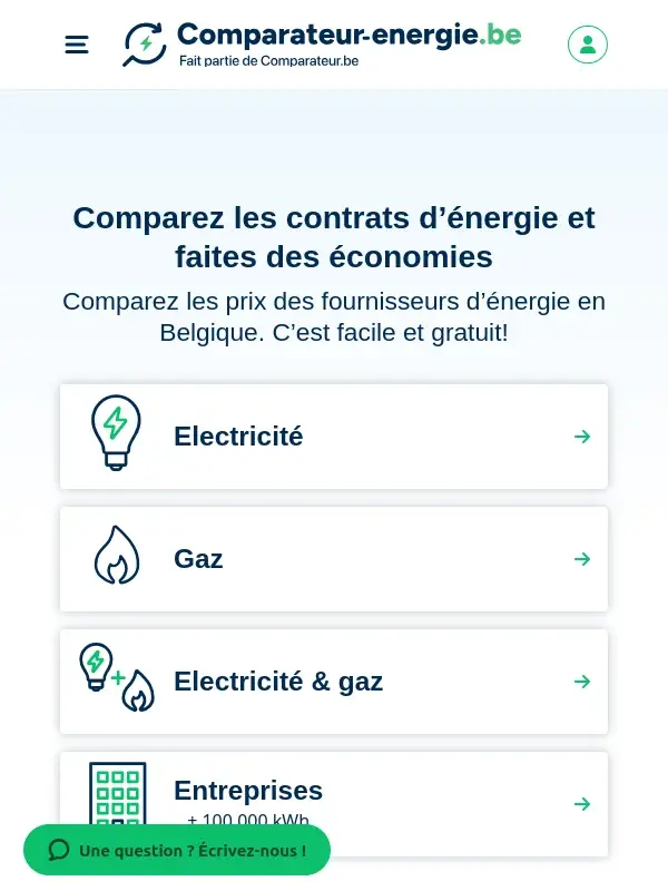 Comparateur Energie